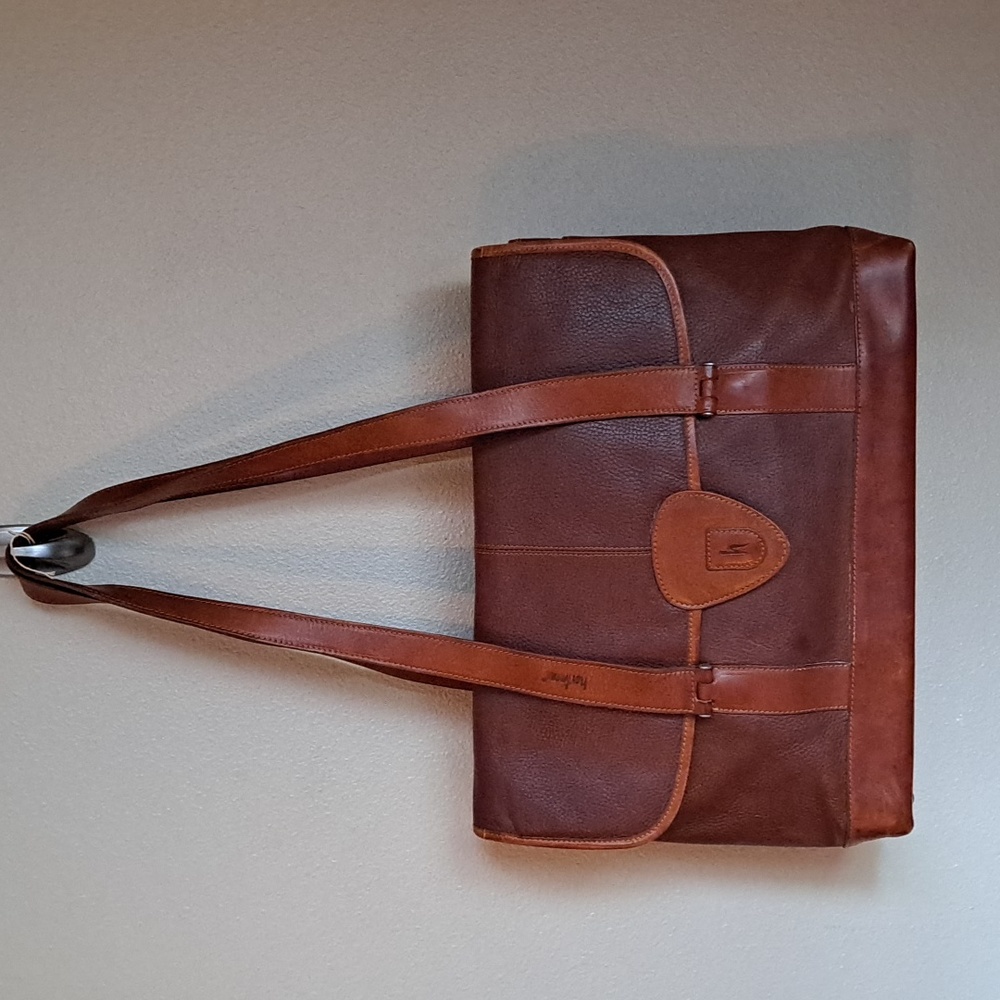 Hartmann  Business  Bag Briefcase   Cumputer Bag Vintage Leather
